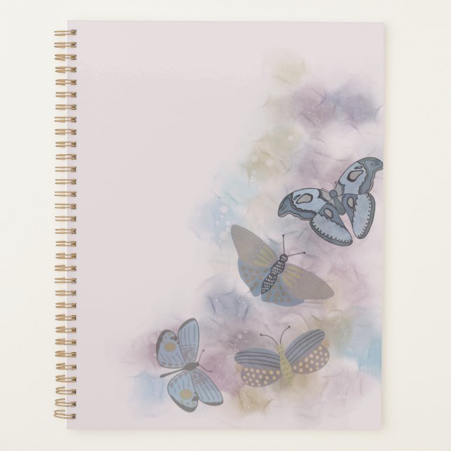 Alcohol Ink Butterflies  Planner (Front)
