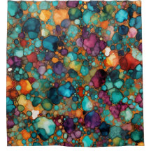 Alcohol Ink Pattern Colourful Vibrant