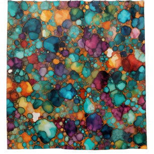 Alcohol Ink Pattern Colourful Vibrant