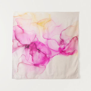 Alcohol ink sea texture. Contemporary art. Spots o Tapestry