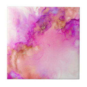 Alcohol Ink Tile
