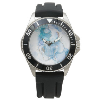 Alcohol ink  watch