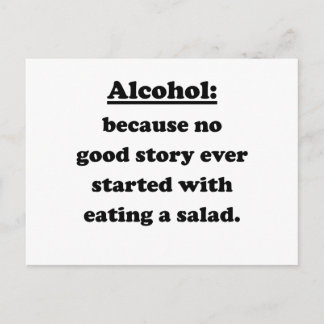 Alcohol Postcard