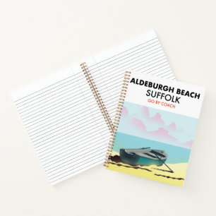 Aldeburgh Beach Suffolk  Two-Tone Coffee Mug Notebook