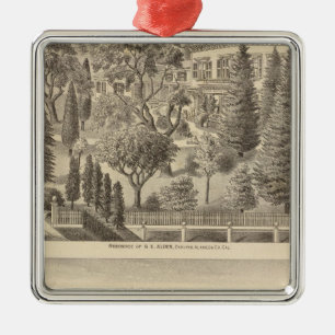 Alden residence, Harmon Tract Metal Ornament