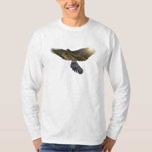 Alder Mountains Hikers Mountaineers Sun Eagle Eye T-Shirt