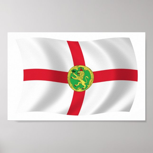 Alderney Flag Poster Print (Front)