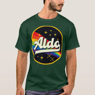 Aldo Rainbow In Space Vintage Style T-Shirt