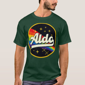 Aldo Rainbow In Space Vintage Style T-Shirt