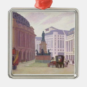 Aldwych (oil on canvas) metal ornament
