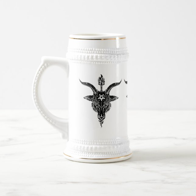 Ale Satan Beer Stein (Left)