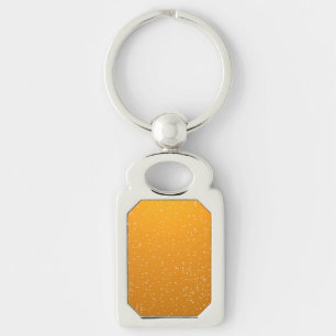 Ale with Tiny Bubbles Background Art Keychain
