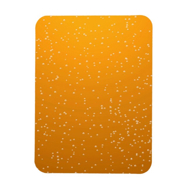 Ale with Tiny Bubbles Background Art Magnet (Vertical)