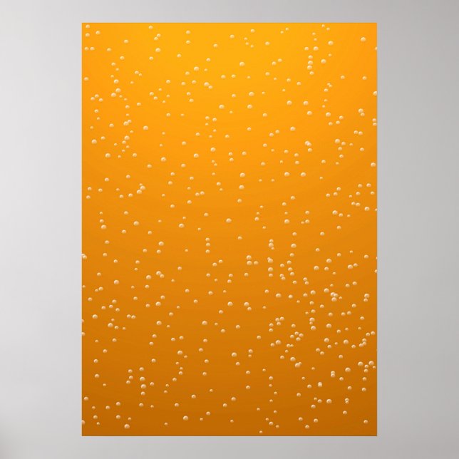 Ale with Tiny Bubbles Background Art Poster (Front)