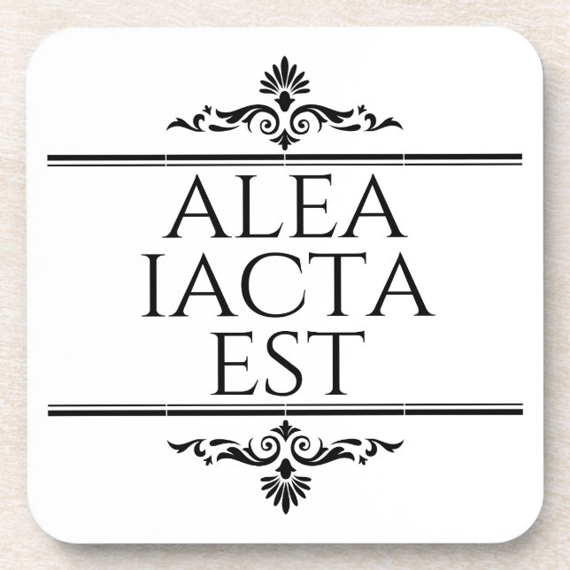 Alea Iacta Est Coaster (Front)
