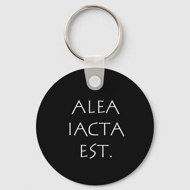 Alea Iacta Est Keychain (Front)