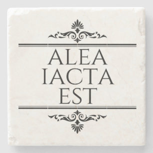 Alea Iacta Est Stone Coaster
