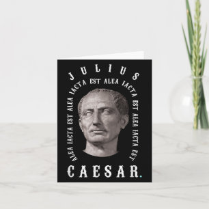 Alea Iacta Est - The Die Is Cast Latin Julius Caes Card