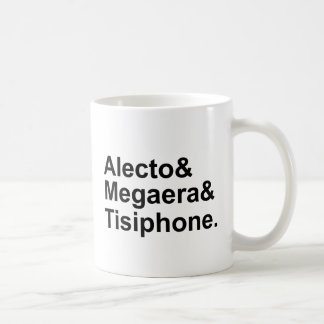 Alecto Megaera Tisiphone | Greek Furies of Myth Coffee Mug