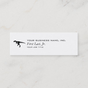 Alectrosaurus Dinosaur Mini Business Card