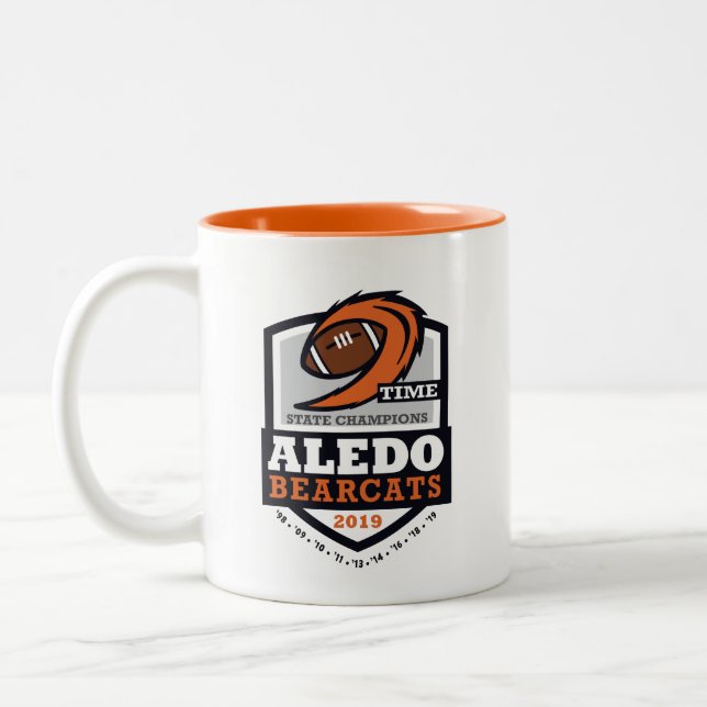 Aledo Bearcats 2019 State Champ 9 Time - 11oz. Mug (Left)