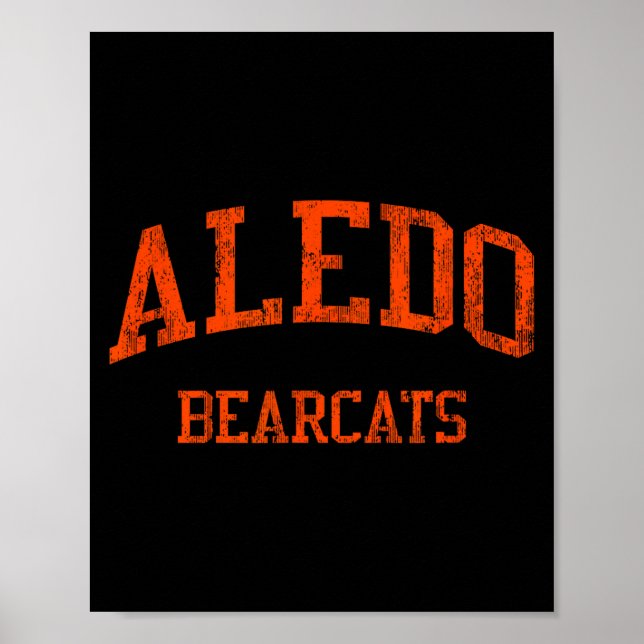 Aledo High School Hs Tx Artwork Poster (Front)