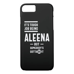Aleena Personalized Name Birthday Case-Mate iPhone Case