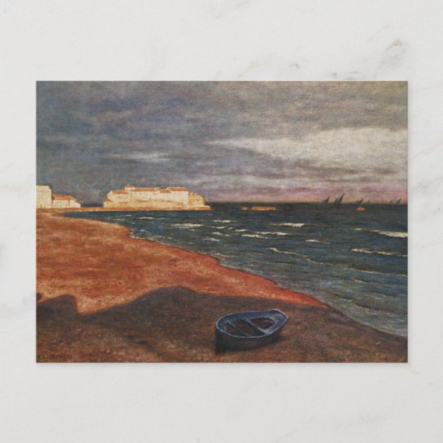 Aleksander Gierymski -seaside Postcard (Front)