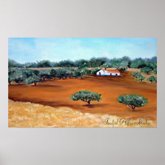 -alentejo landscape. poster