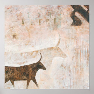 ALEPH 100x100 cm Poster