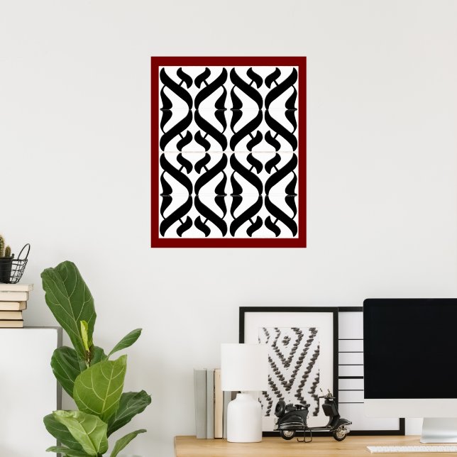 Aleph Symbol Reflection  Poster (Home Office)