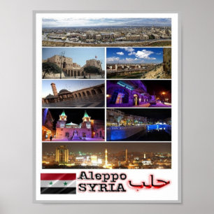 Aleppo - Syria - Mosaic - Poster