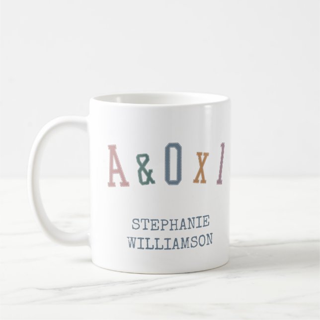 Alert and Oriented to Person A&OX1 Nurse Custom Coffee Mug (Left)