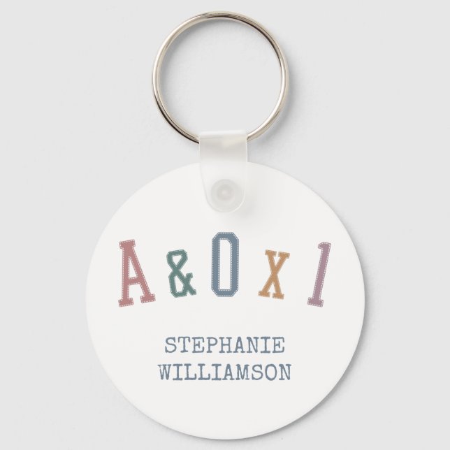 Alert and Oriented to Person A&OX1 Nurse Gift Keychain (Front)