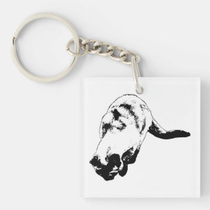 Alert Meow, Happy Route Keychain