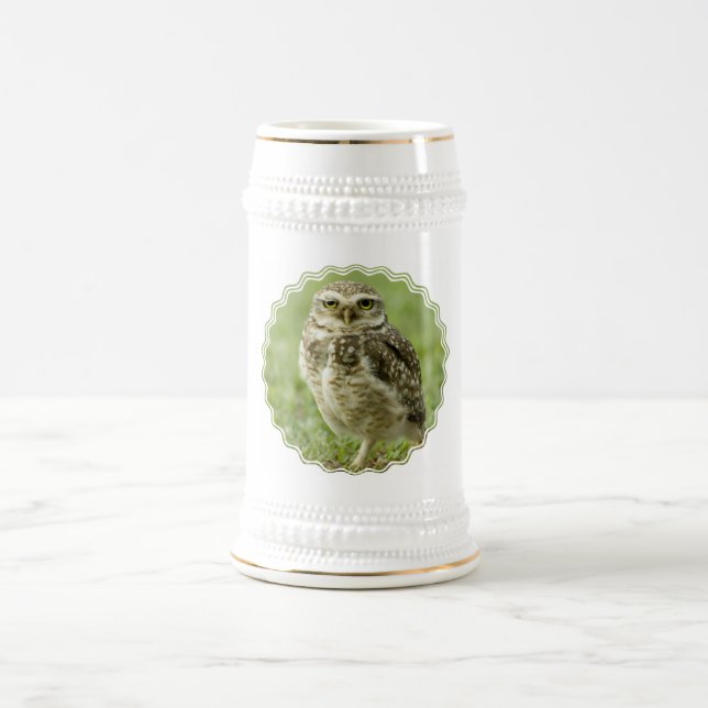 Alert Owl Beer Stein (Center)