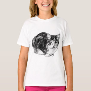 Alert Tabby Cat Profile T-Shirt
