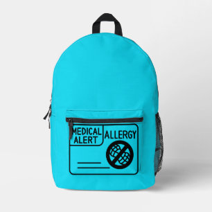 Alerte Médicale Aliments Allergie Sac à dos pour a