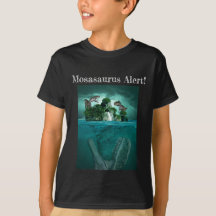 Alerte Mosasaure ! T-Shirt Dinosaure Jurassic Worl