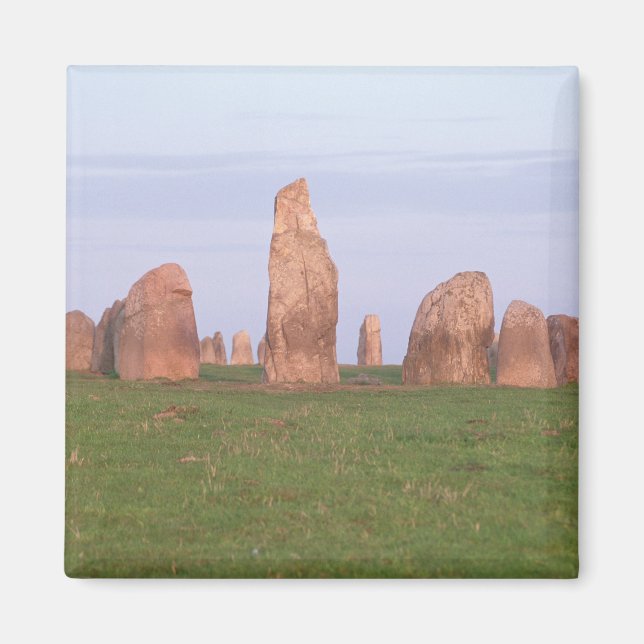 Ales Stenar 'ship setting' stone circle Magnet (Front)