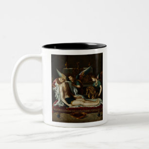 Alessandro Allori - Body of Christ Annointed by Tw Two-Tone Coffee Mug