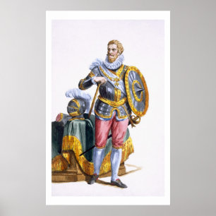 Alessandro Farnese (1546-92) Duke of Parma from 'R Poster