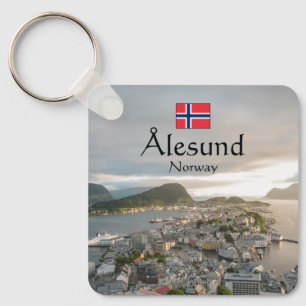 Alesund Norway Keychain