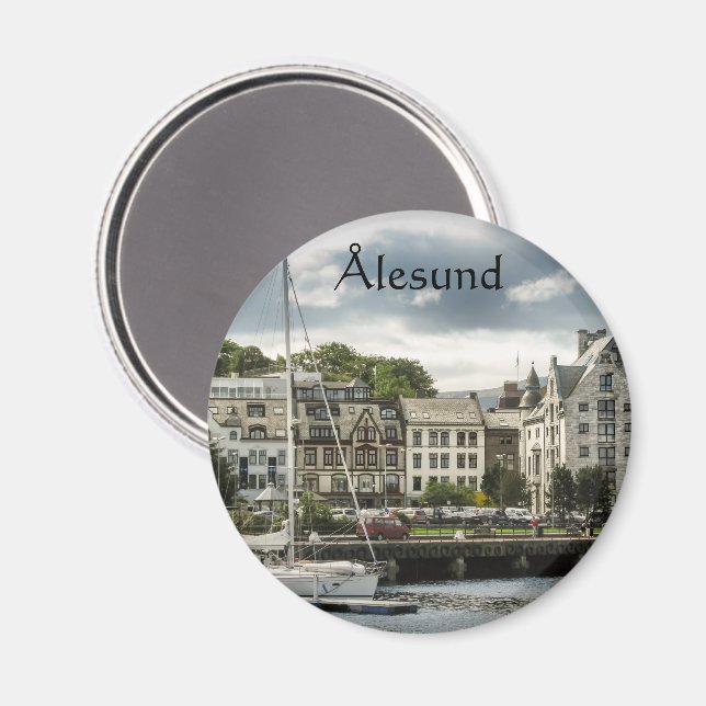 Alesund Norway Magnet (Front/Back)