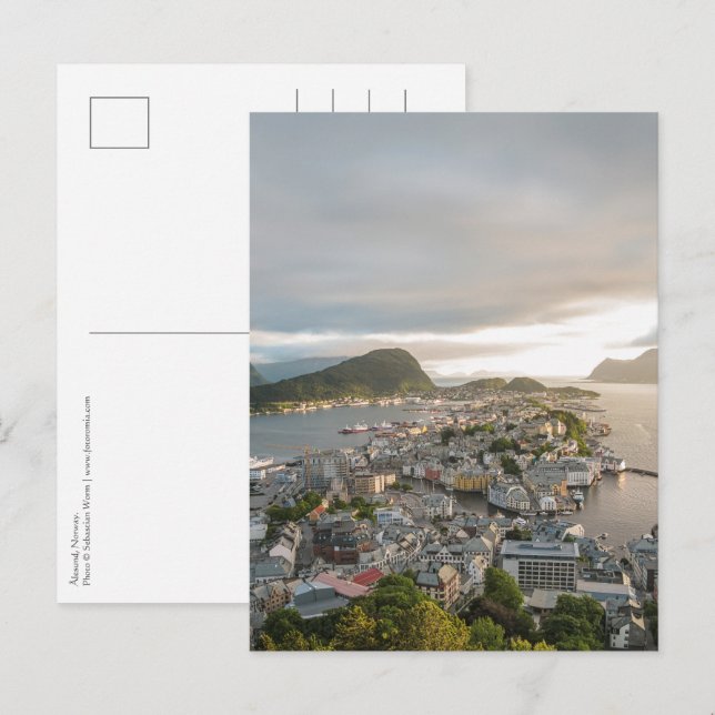 Alesund Norway Postcard (Front/Back)