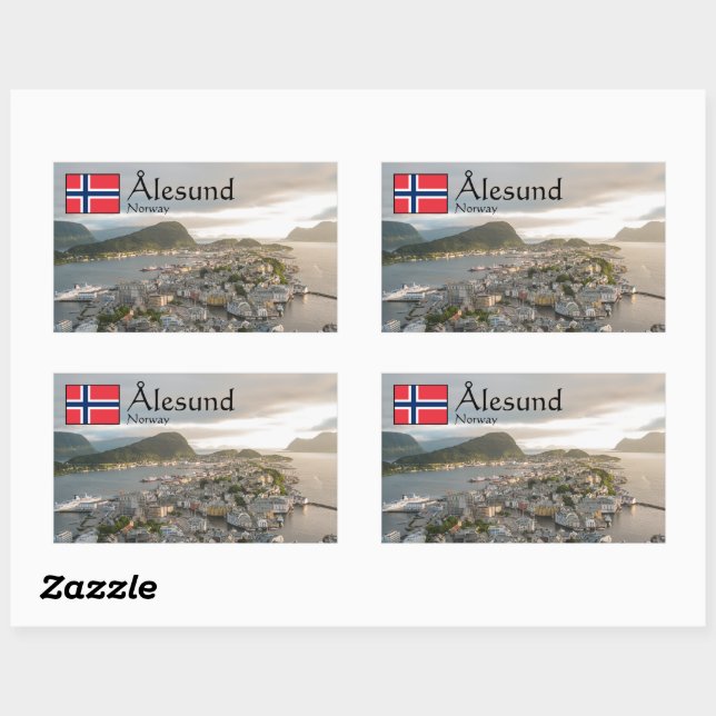 Alesund Norway Souvenir Sticker (Sheet)
