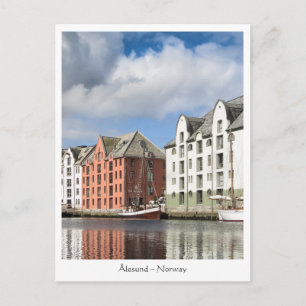 Alesund Norway Travel Photo Postcard