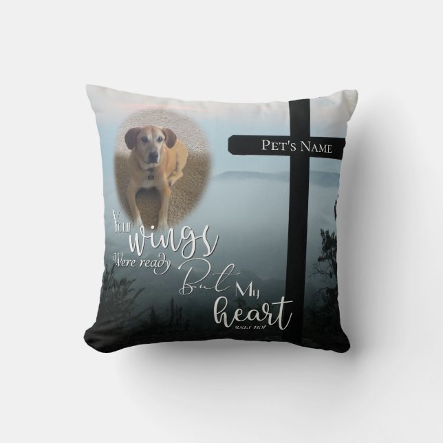 Aletha Private  Your Wings Were Ready Throw Pillow (Front)