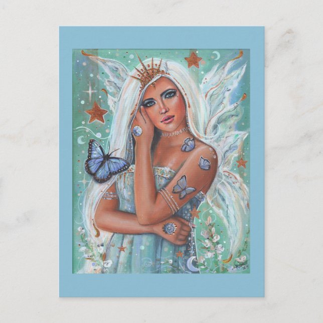 Aletta goddess fairy by Renee Lavoie  Postcard (Front)