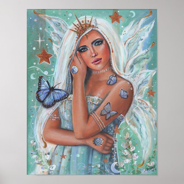 Aletta goddess fairy by Renee Lavoie  Poster (Front)
